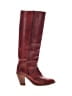 FRYE 100% Leather Burgundy Boots Size 6 - photo 1
