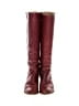 FRYE 100% Leather Burgundy Boots Size 6 - photo 2