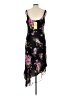 Evan Picone 100% Rayon Floral Black Cocktail Dress Size L (estimated) - photo 2