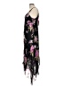 Evan Picone 100% Rayon Floral Black Cocktail Dress Size L (estimated) - photo 5