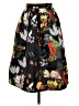 Moon 100% Polyester Print Black Casual Skirt Size S - photo 1