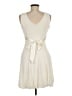 Forever Solid Ivory Cocktail Dress Size M - photo 2