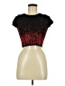 Wow Couture Black Short Sleeve Top Size M - photo 1