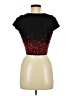 Wow Couture Black Short Sleeve Top Size M - photo 2