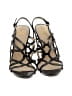 Joan & David 100% Leather Black Sandals Size 8 1/2 - photo 2