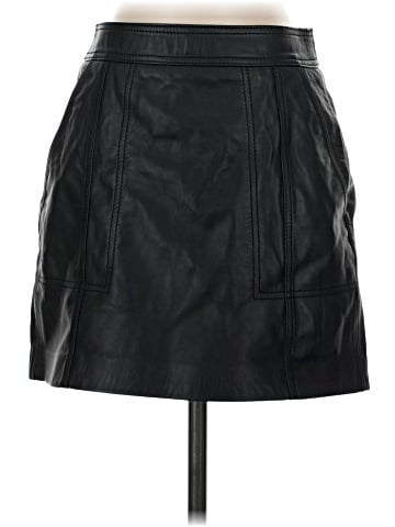 Reiss Faux Leather Skirt (view 1)
