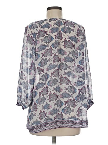 Charming Charlie 3/4 Sleeve Blouse (view 2)