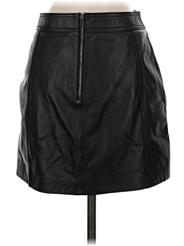 Reiss Faux Leather Skirt (view 2)