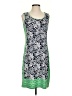 Max Studio Paisley Green Casual Dress Size XS - photo 1