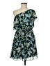 Eliza J 100% Polyester Tropical Blue Green Cocktail Dress Size 8 - photo 1
