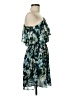 Eliza J 100% Polyester Tropical Blue Green Cocktail Dress Size 8 - photo 4