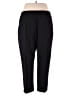 MNG Solid Black Casual Pants Size XXL - photo 2