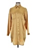 Morgan Taylor 100% Polyester Tan 3/4 Sleeve Blouse Size S - photo 1