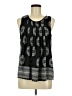 Sienna Sky 100% Polyester Black Sleeveless Blouse Size M - photo 1