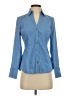 Express Design Studio Blue Long Sleeve Blouse Size S - photo 1