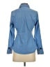 Express Design Studio Blue Long Sleeve Blouse Size S - photo 2