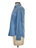 Express Design Studio Blue Long Sleeve Blouse Size S - photo 5