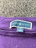Karen Scott 100% Cotton Color Block Purple Pullover Sweater Size M (petite) - photo 7