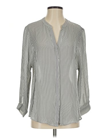 Joie Long Sleeve Silk Top (view 1)