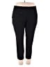 dalia Solid Black Active Pants Size 22 - photo 1