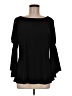 H By Halston Black 3/4 Sleeve Top Size M - photo 1