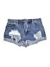 Forever 21 Graphic Blue Denim Shorts Size 29 waist - photo 1