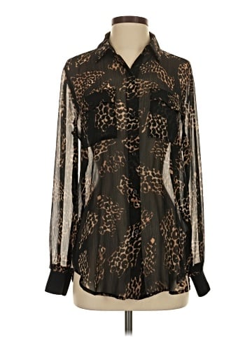 DKNY Long Sleeve Blouse (view 1)
