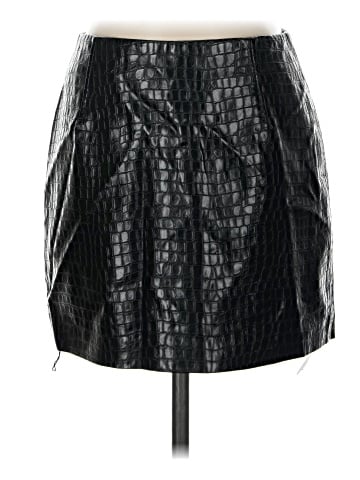 Assorted Brands Faux Leather Skirt (view 1)