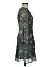 Madewell 100% Polyester Floral Green Cocktail Dress Size 00 - photo 4