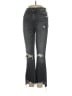 Mother Superior Hearts Gray Jeans Size 24 waist - photo 1