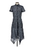 MICHAEL Michael Kors Polka Dots Blue Casual Dress Size S - photo 1