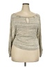 Fluxus Gray Long Sleeve Top Size M - photo 1