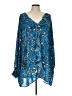 Avenue Studio 100% Polyester Blue 3/4 Sleeve Blouse Size 30 waist - photo 1