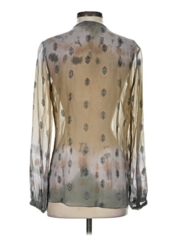 Hale Bob Long Sleeve Silk Top (view 2)