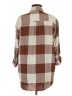Old Navy 100% Cotton Plaid Brown Long Sleeve Button-Down Shirt Size M - photo 2