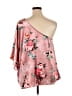 Andree by UNIT 100% Polyester Pink Poncho Size 2X - photo 2