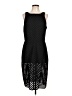 metaphor Chevron-herringbone Black Cocktail Dress Size L - photo 1