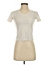 Pull&Bear Ivory Short Sleeve T-Shirt Size S - photo 1