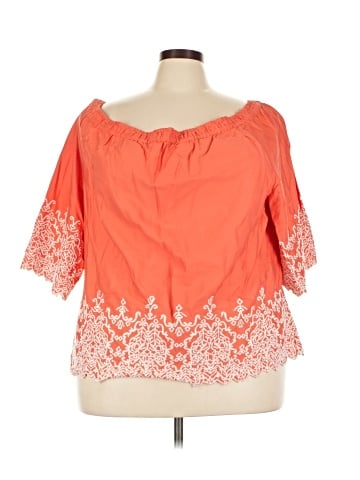 Roaman's 3/4 Sleeve Blouse (view 1)