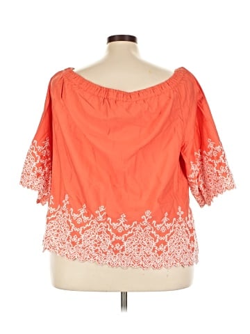 Roaman's 3/4 Sleeve Blouse (view 2)