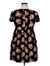 Forever 21 100% Rayon Floral Black Casual Dress Size XL - photo 2