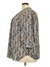 Rose + Olive 100% Polyester Blue 3/4 Sleeve Blouse Size 3X - photo 5