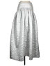 Mehtap Elaidi Metallic Silver Formal Skirt Size S - photo 1