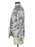 Clara Sun Woo Animal Print Silver Long Sleeve Blouse Size S - photo 5