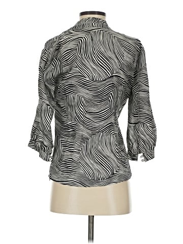 Trina Turk 3/4 Sleeve Silk Top (view 2)