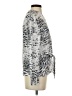 Clara Sun Woo Animal Print Silver Long Sleeve Blouse Size S - photo 4