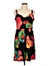 Tiana B. Floral Black Casual Dress Size L - photo 1