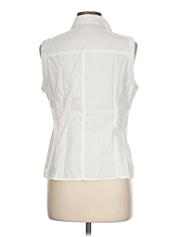 Magaschoni Sleeveless Button-Down Shirt (view 2)