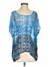 Gypsy 05 Blue 3/4 Sleeve Blouse Size XS - photo 1