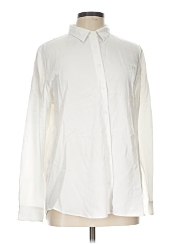 Uniqlo Long Sleeve Button-Down Shirt (view 1)